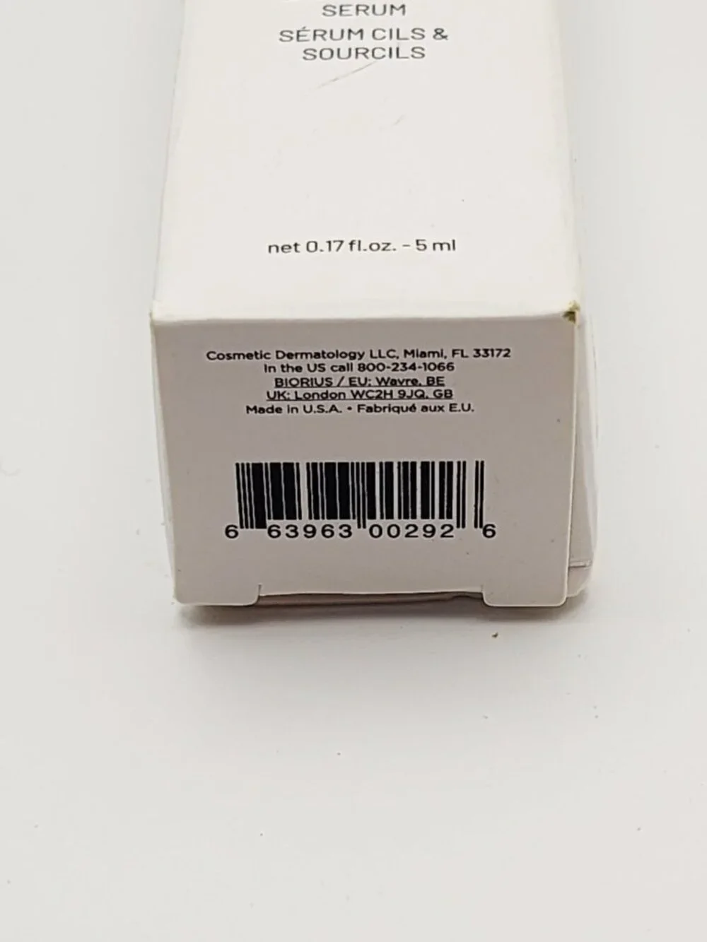 Dr Brandt Dr B Lab Lash and Brow Serum 0.17 oz 5ml Growth Conditioning NIB